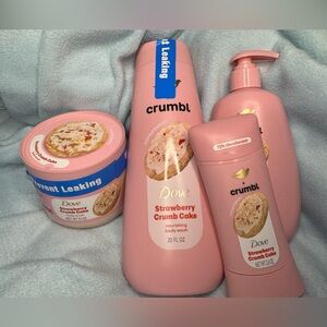 DOVE x CRUMBL Strawberry Crumb Cake FULL SET!